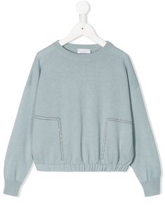 Brunello Cucinelli Kids трикотажный джемпер