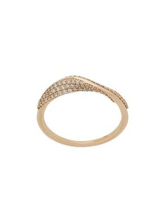 Astley Clarke золотое кольцо Vela Twist с бриллиантами