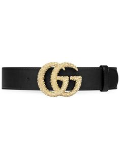 Gucci ремень с фактурной пряжкой GG