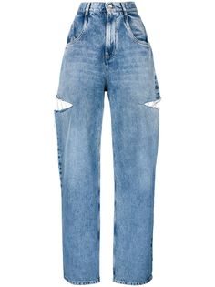 Maison Margiela джинсы с вырезами