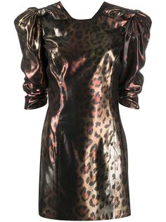 Versace платье Pop Animalier с леопардовым принтом