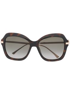 Jimmy Choo Eyewear солнцезащитные очки Tessy в массивной оправе