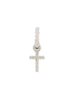 Kasun London серебряные серьги-кольца с подвесками в форме крестов