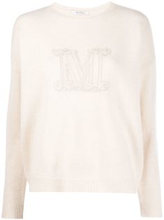 Max Mara жаккардовый джемпер
