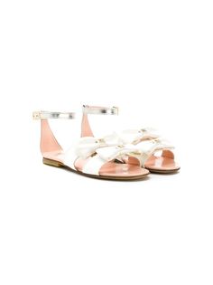 Elisabetta Franchi La Mia Bambina босоножки с бантами