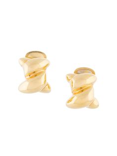 Céline Pre-Owned витые серьги