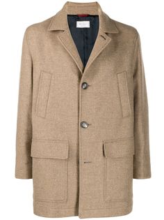 Brunello Cucinelli короткое однобортное пальто