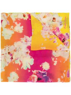 Ralph Lauren Collection шарф с цветочным принтом и эффектом омбре