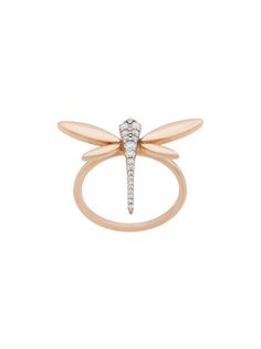 Anapsara золотое кольцо Dragonfly с бриллиантами