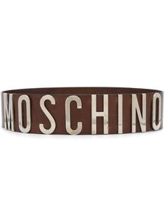 Moschino Pre-Owned ремень с логотипом