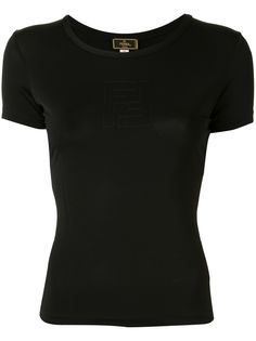 Fendi Pre-Owned футболка с логотипом FF