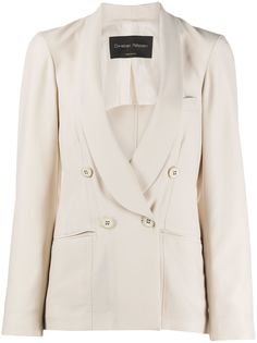 Christian Pellizzari двубортный блейзер строгого кроя