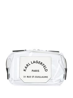 Karl Lagerfeld прозрачная косметичка K/Journey
