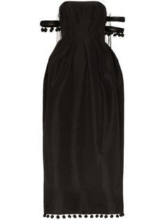 Rosie Assoulin платье макси Bangles and Bobbles с открытыми плечами