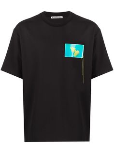 Acne Studios футболка Jellyfish с нашивкой