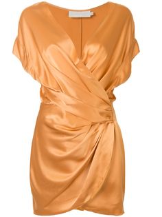 Michelle Mason платье с открытыми плечами и запахом