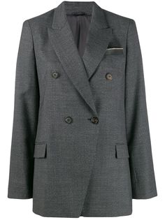 Brunello Cucinelli двубортный блейзер