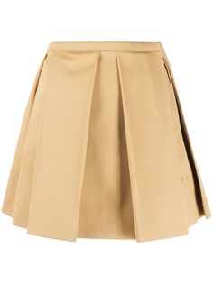 Courrèges юбка А-силуэта со складками