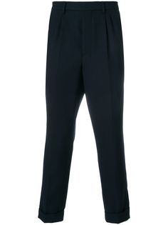 Ami Paris узкие брюки со складками