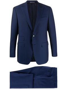 Canali костюм-двойка строгого кроя