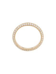 Lizzie Mandler Fine Jewelry кольцо One-Sided Knife Edge из 18-каратного золота и бриллиантов