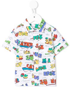 Stella McCartney Kids рубашка с принтом Super Dude