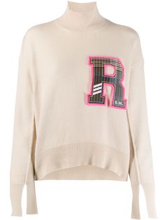 MRZ джемпер с вышивкой в технике пэчворк