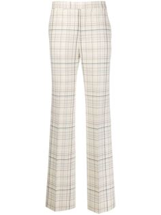 MRZ брюки прямого кроя в клетку