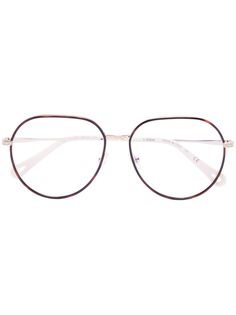 Chloé Eyewear очки-авиаторы черепаховой расцветки