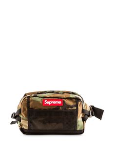 Supreme поясная сумка с камуфляжным принтом