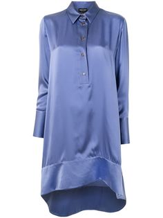Giorgio Armani рубашка с асимметричным подолом
