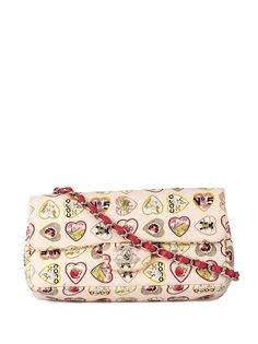 Chanel Pre-Owned сумка на плечо Valentine Hearts с цепочкой