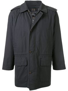 Burberry Pre-Owned пальто с капюшоном
