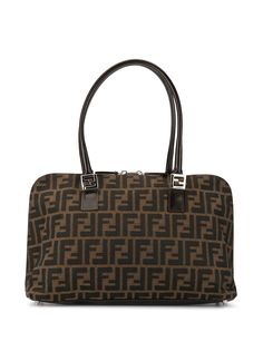 Fendi Pre-Owned сумка-тоут с узором Zucca