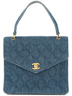 Chanel Pre-Owned джинсовая сумка