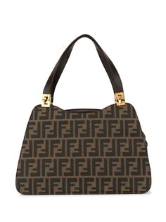 Fendi Pre-Owned сумка-тоут с узором Zucca