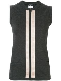 Chanel Pre-Owned топ без рукавов