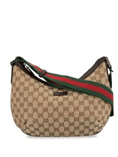Gucci Pre-Owned сумка на плечо Shelly Line с логотипом GG