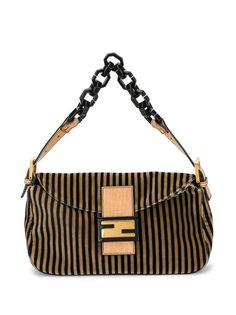 Fendi Pre-Owned сумка Pequin с верхними ручками