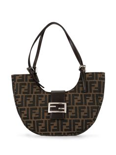 Fendi Pre-Owned сумка на плечо с узором Zucca