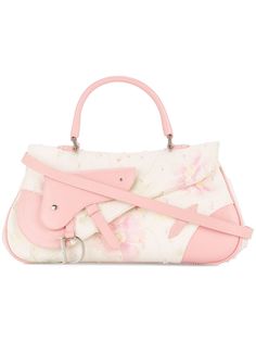Christian Dior сумка-тоут с цветочным принтом