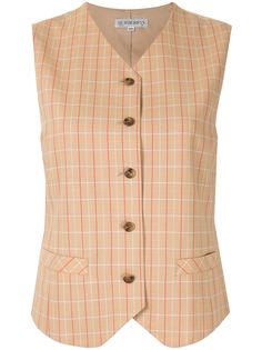 Burberry Pre-Owned жилет в клетку