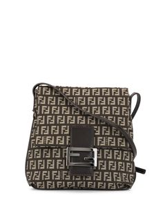 Fendi Pre-Owned сумка на плечо с узором Zucca
