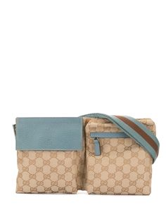 Gucci Pre-Owned поясная сумка с узором GG