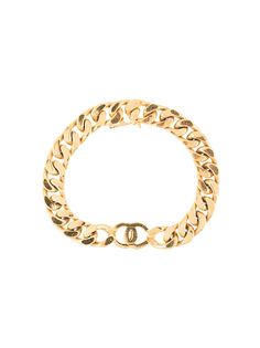 Chanel Pre-Owned браслет-цепочка с логотипом CC