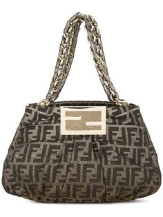 Fendi Pre-Owned сумка с узором и цепочкой Zucca