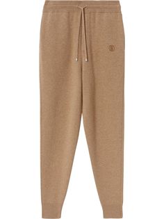 Burberry спортивные брюки с монограммой