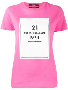 Karl Lagerfeld футболка с логотипом
