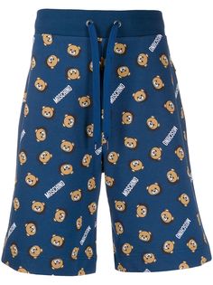 Moschino спортивные шорты с принтом Teddy Bear