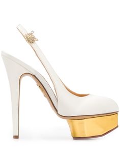 Charlotte Olympia туфли Dolly с ремешком на пятке